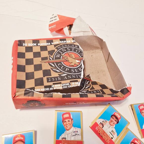 NASCAR Winston Cup Series 25th Anniversary Match Books Lot of 25 Earnhart, Petty - Picture 6 of 7